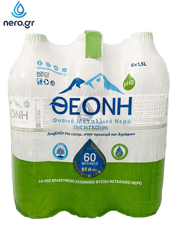 ΘΕΟΝΗ 6x1,5L — συσκευασία εμφιαλωμένου νερού